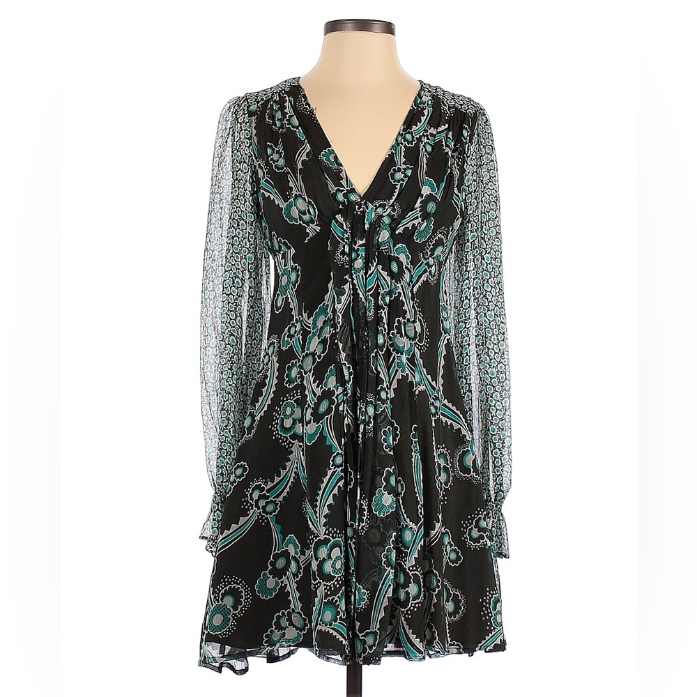 Celia Birtwel for Express Mini Silk Dress